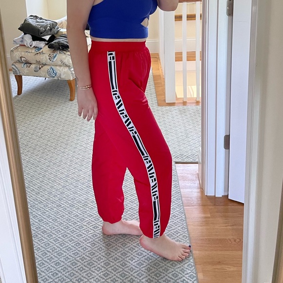 LF Red Track pants - Picture 2 of 4